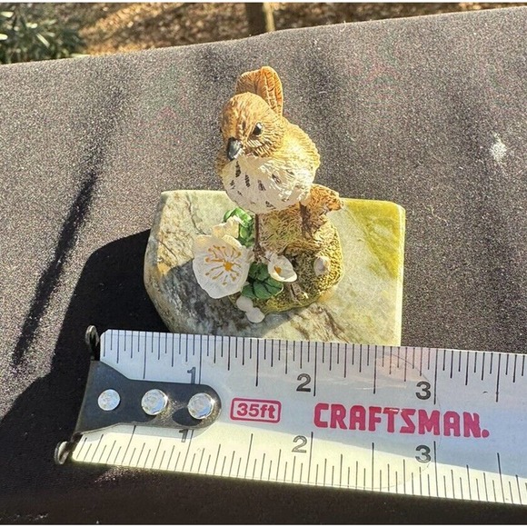 Bird Sitting on Piece of Connemara Marble from Ireland Marked EPL -S89 - Picture 8 of 9